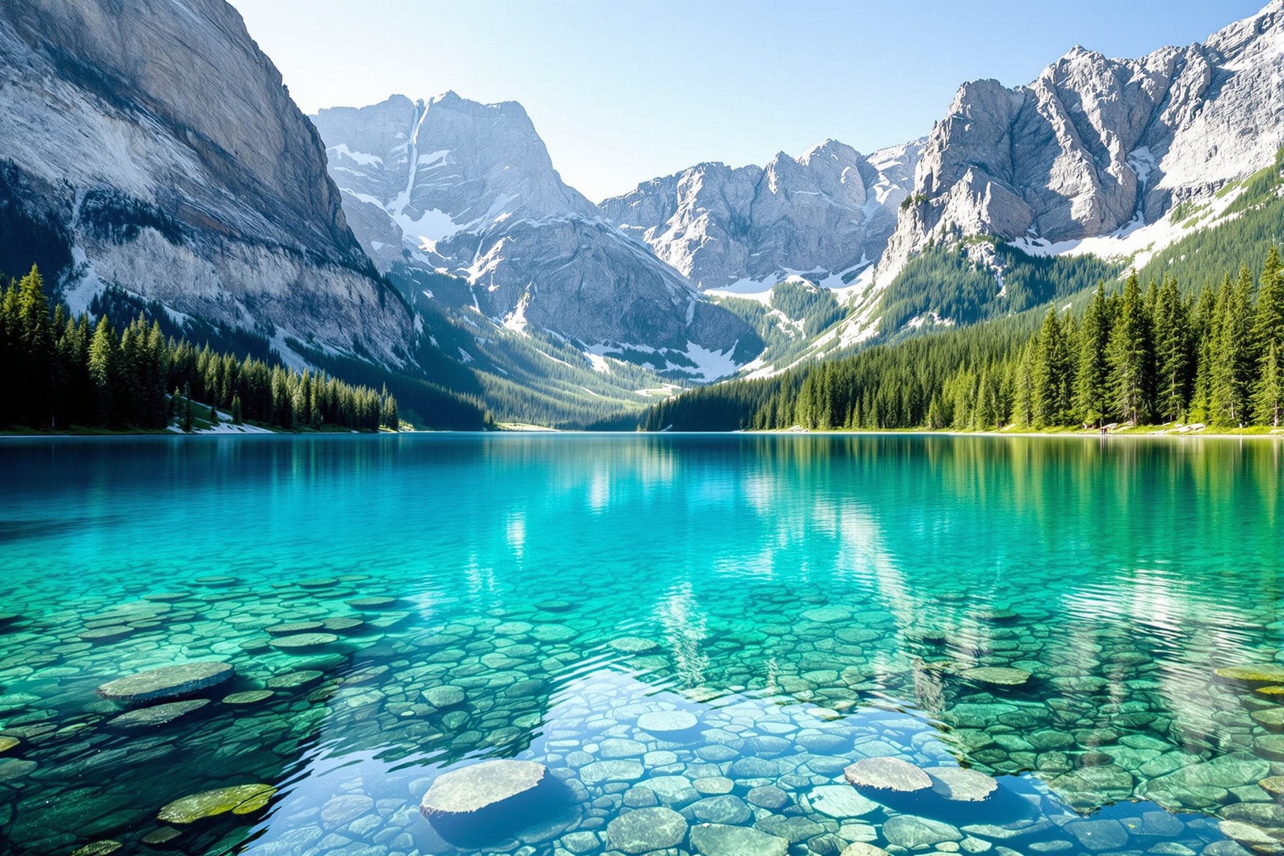 Der türkisblaue Caumasee